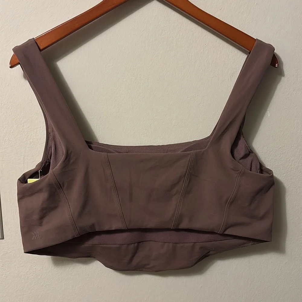 All in Motion Mauve Sleeveless Top